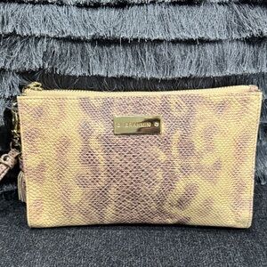 Brahmin Gold and Pink Clutch